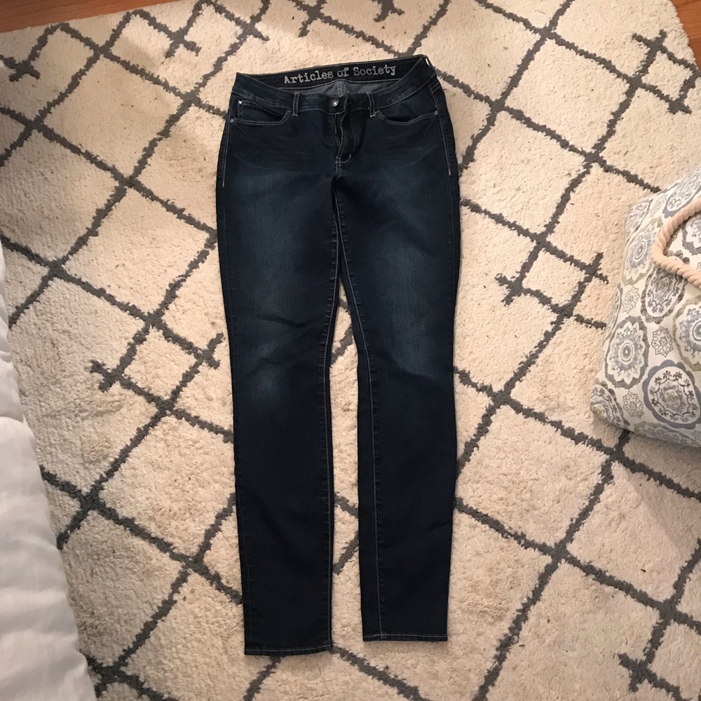 Articles of Society dark blue jeans size 30
